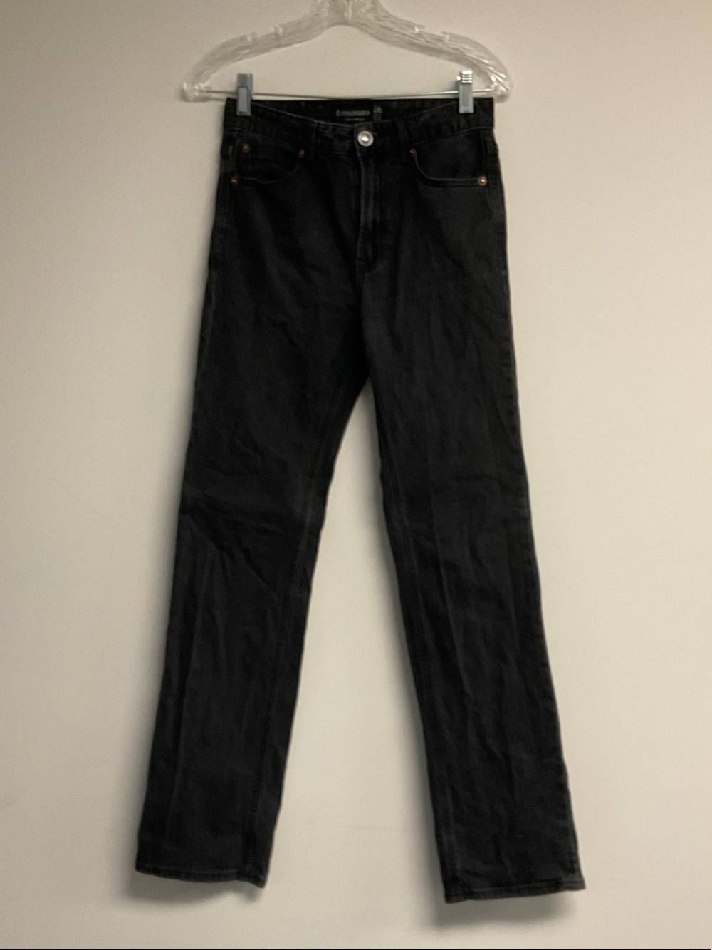 stradivarius Black Straight-Leg Men's Jeans